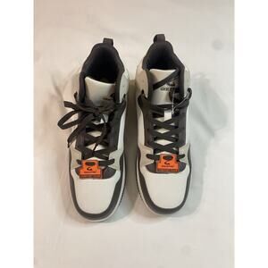 GEERS Dream Seek Mens Mid Top Sneakers Size 9 White Brown Grey Streetwear Skater